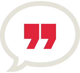 testimonial quotas speech bubble